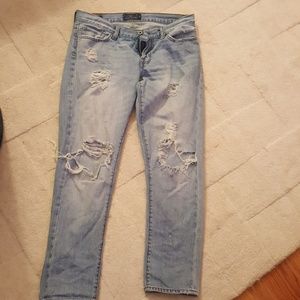 Lucky Brand Siena Slim Ripped Boyfriend Jean Sz 28